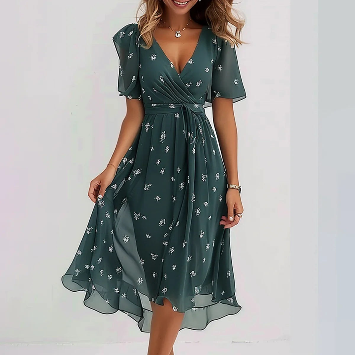 Chiffon Kleid