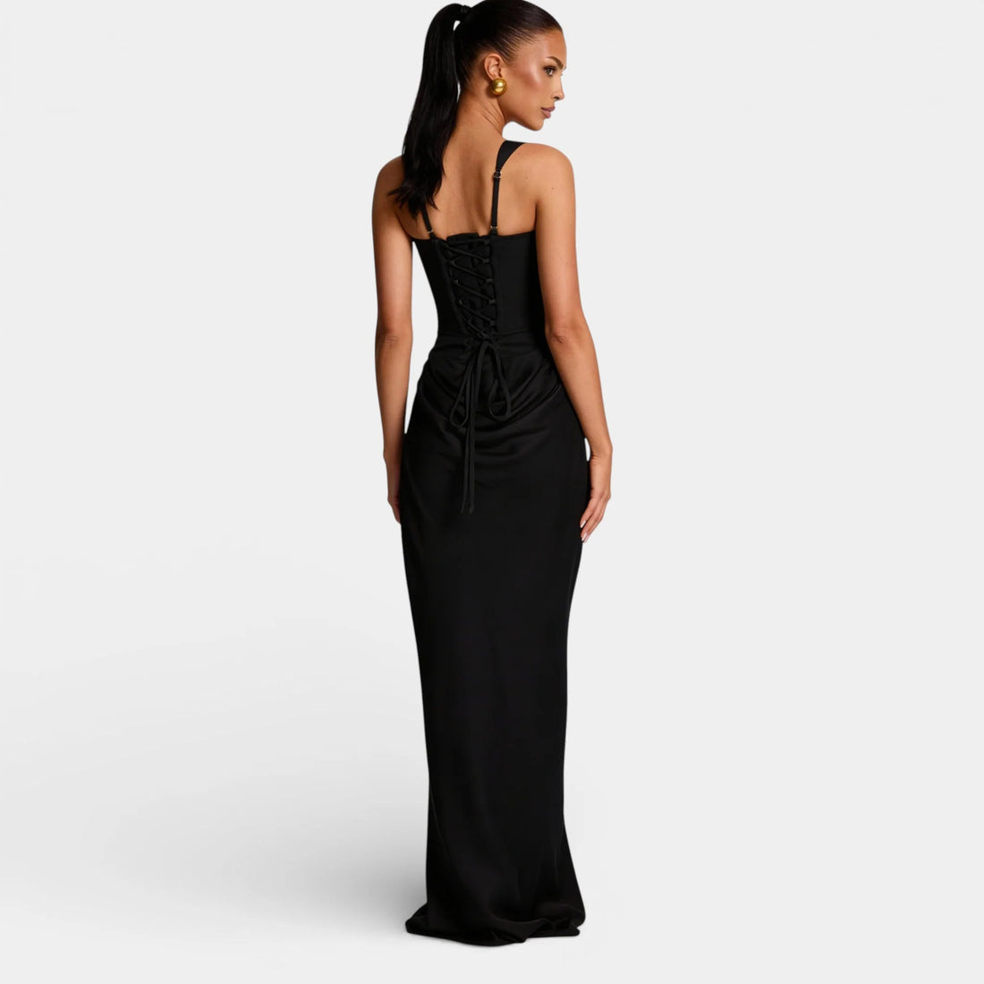 Anita Damen Abendkleid | Plissiert, Off-Shoulder- S-L