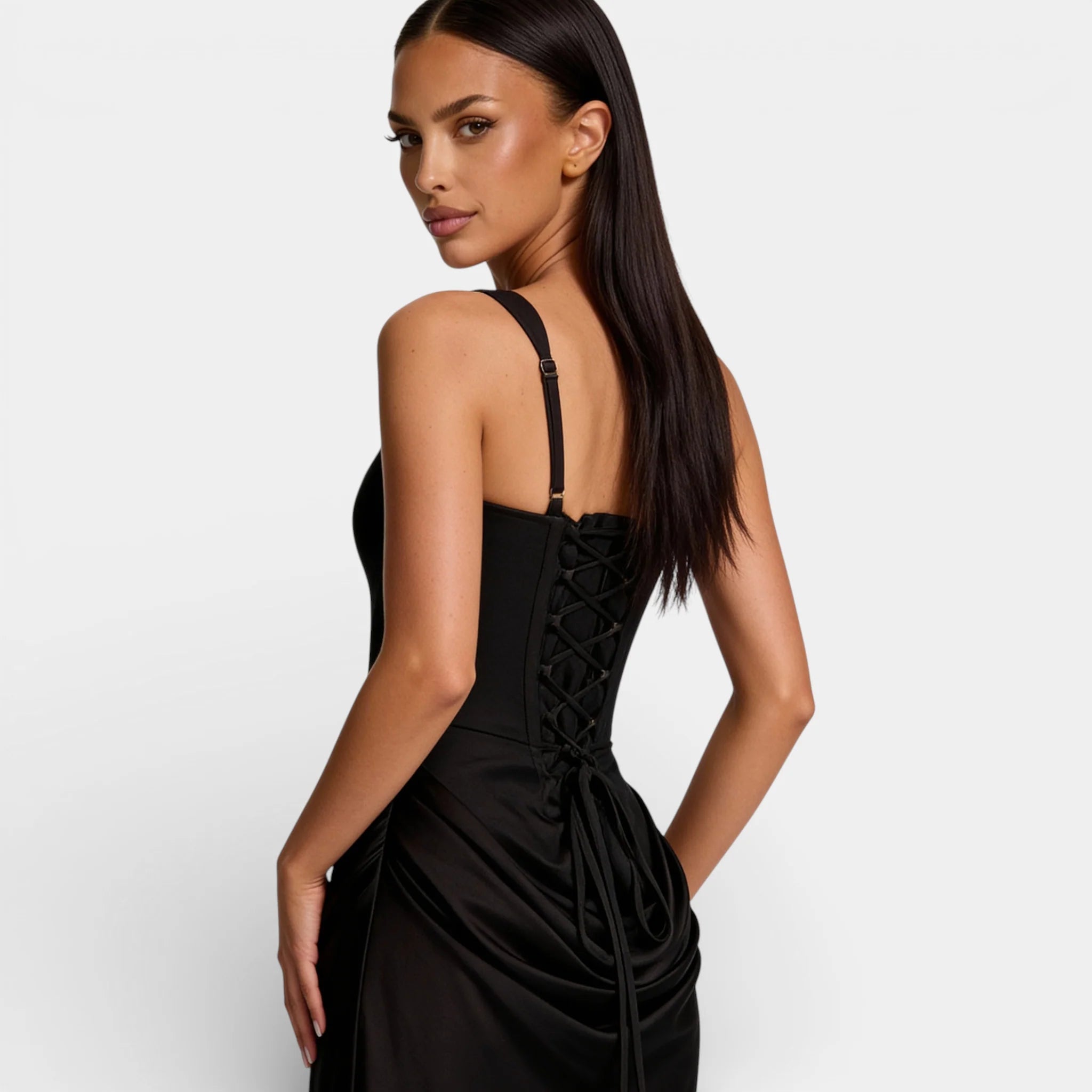 Anita Damen Abendkleid | Plissiert, Off-Shoulder- S-L