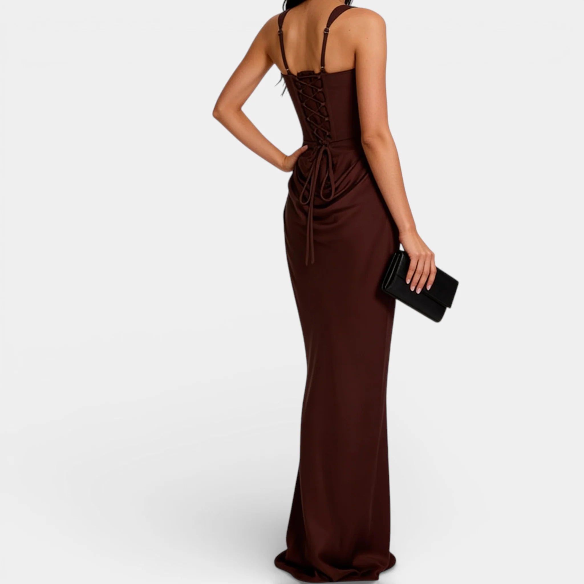 Anita Damen Abendkleid | Plissiert, Off-Shoulder- S-L