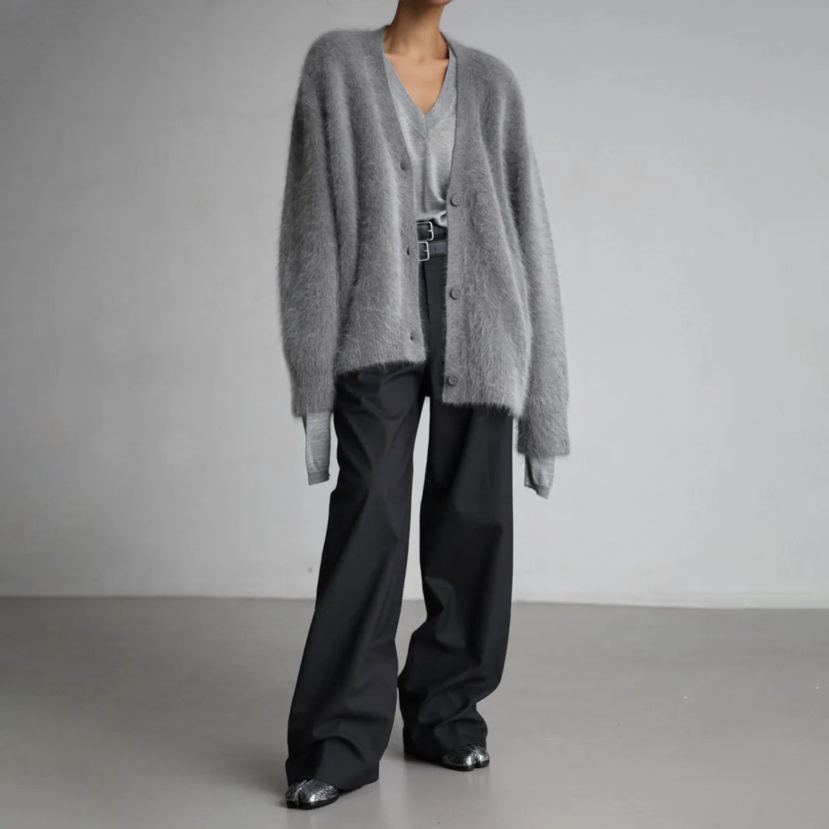 Ari Damen Jacke | Hochwertige Kaschmirwolle, Fein Gestrickt- S-XL
