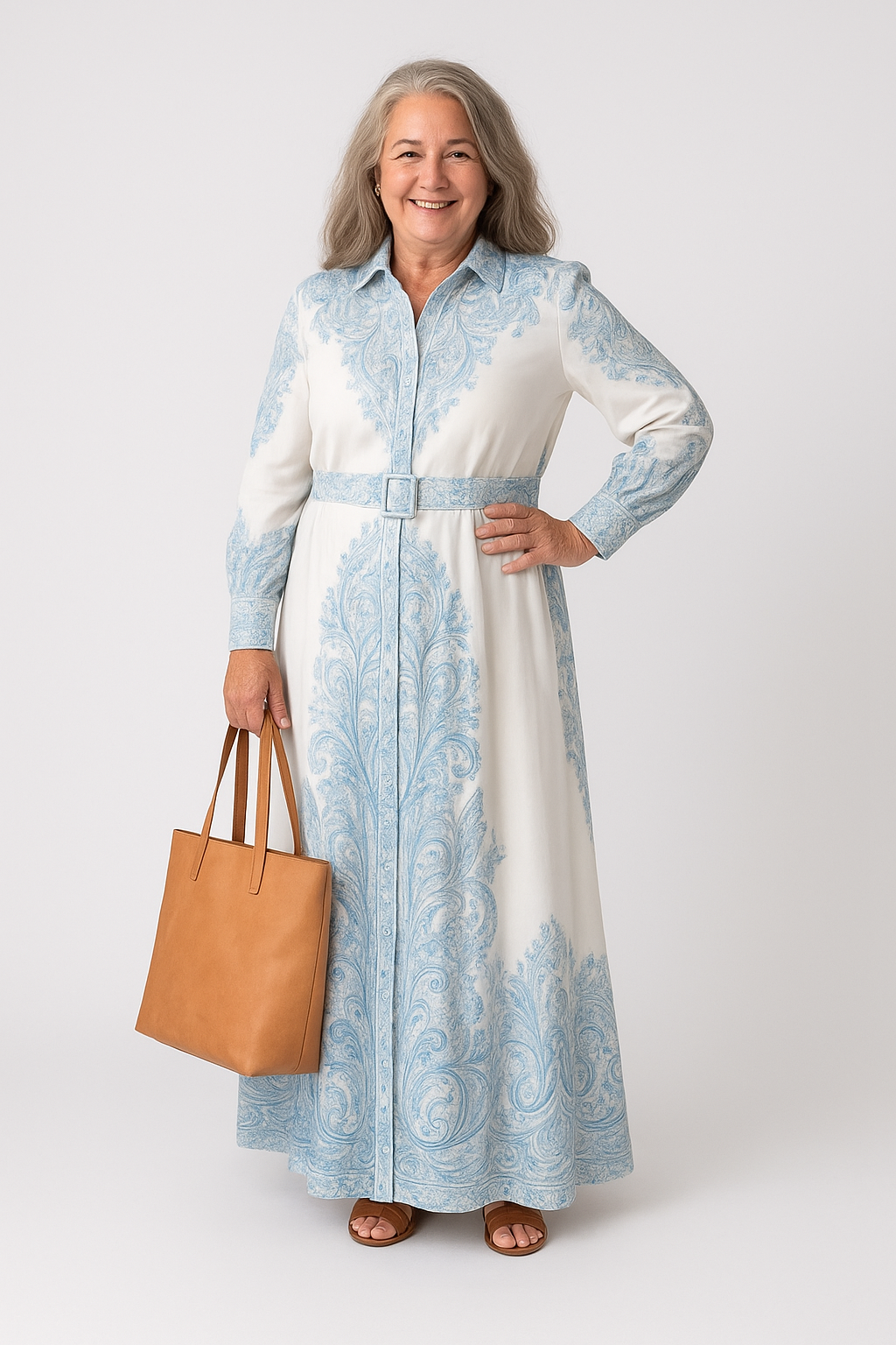 Ava Damen Maxikleid | Atmungsaktives Polyester, Eleganter Schnitt für Sommerkleider Lang