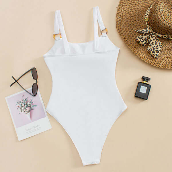 Bali Damen Badeanzug | Cut-Out mit Ringelementen, Komfortabel und Modisch- S-XL