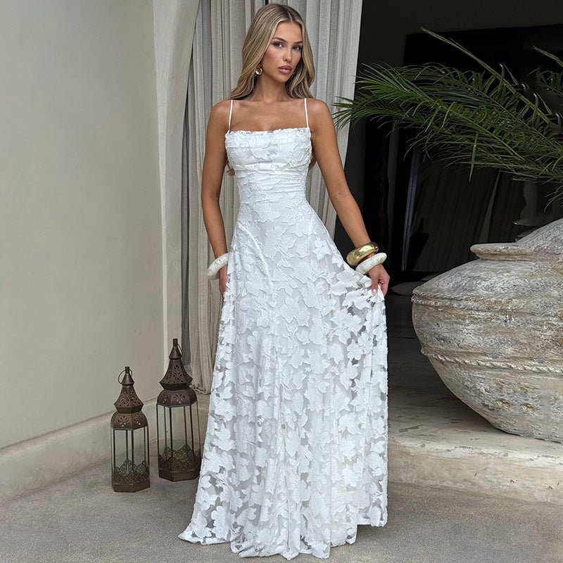 Bella Damen Abendkleid | Florales Design, Figurbetont