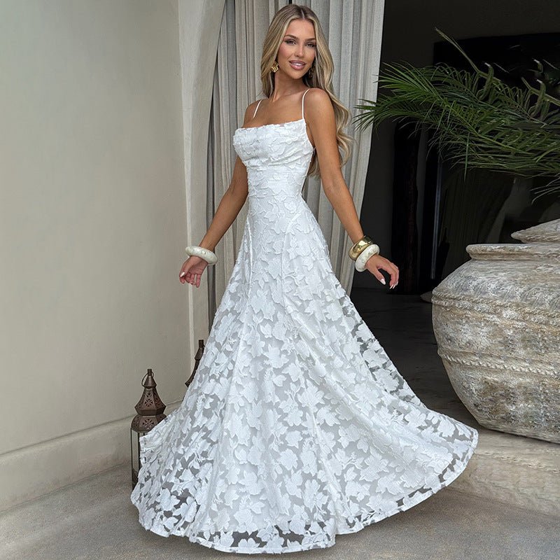 Bella Damen Abendkleid | Florales Design, Figurbetont