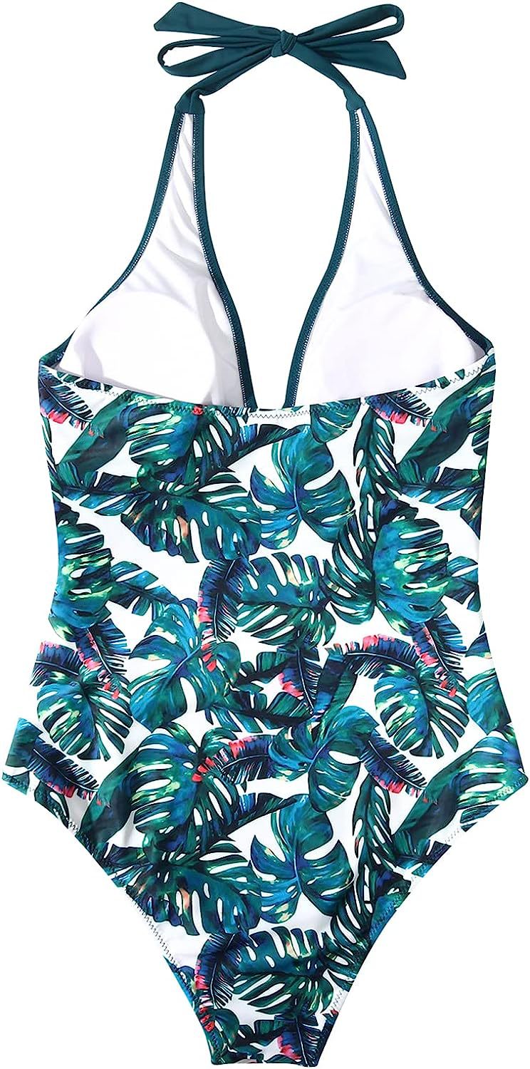 Bella Damen Badeanzug | Einteilig mit Halterträger und - S-2XL