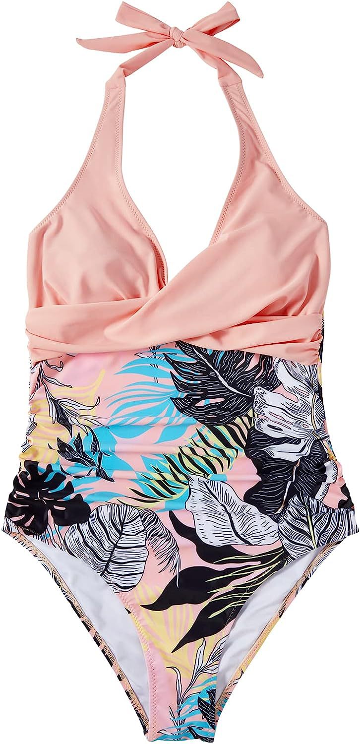 Bella Damen Badeanzug | Einteilig mit Halterträger und - S-2XL