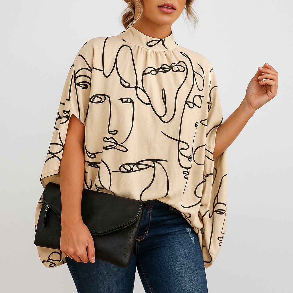 Cleo Damen Abendbluse | Hochwertiger Stoff, Vielseitig