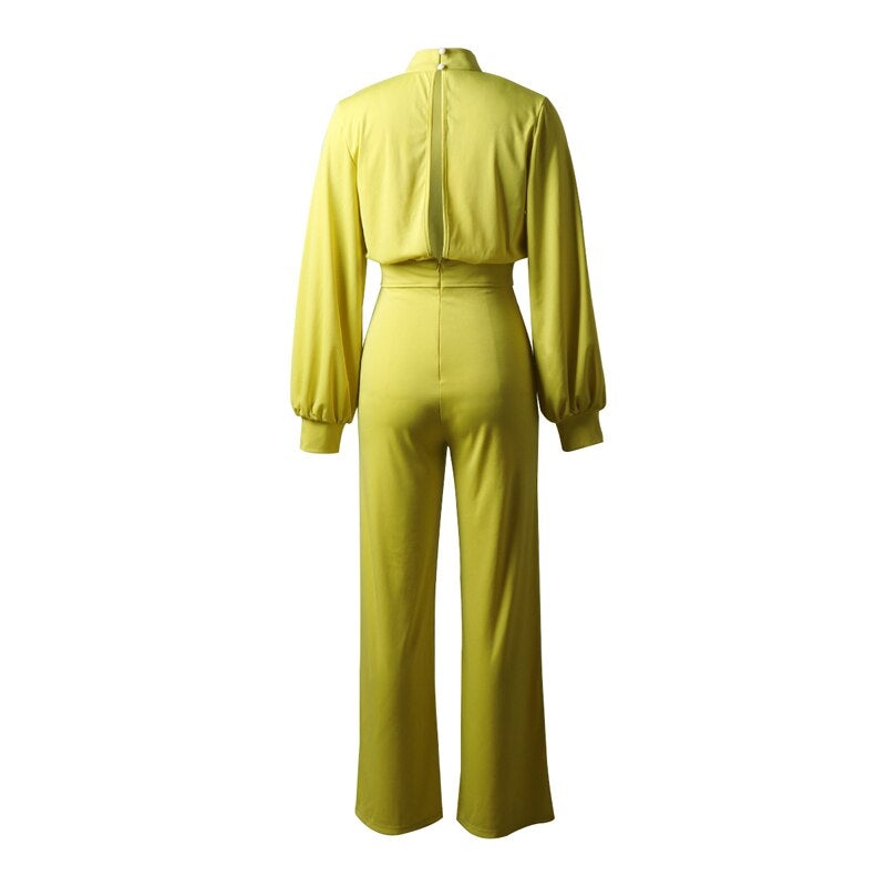 Eamonas Damen Jumpsuit | Halbkragen, Elegantes Design aus Atmungsaktivem Material- S-XL