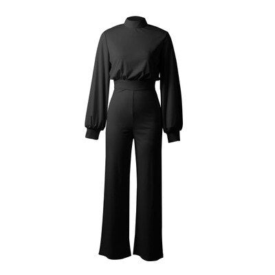 Eamonas Damen Jumpsuit | Halbkragen, Elegantes Design aus Atmungsaktivem Material- S-XL