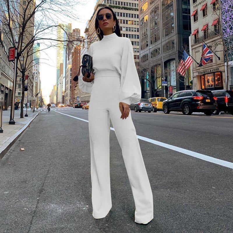 Eamonas Damen Jumpsuit | Halbkragen, Elegantes Design aus Atmungsaktivem Material- S-XL