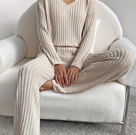Eli Damen Freizeitset | Hochwertige Baumwolle, Bequeme Passform-S-XL