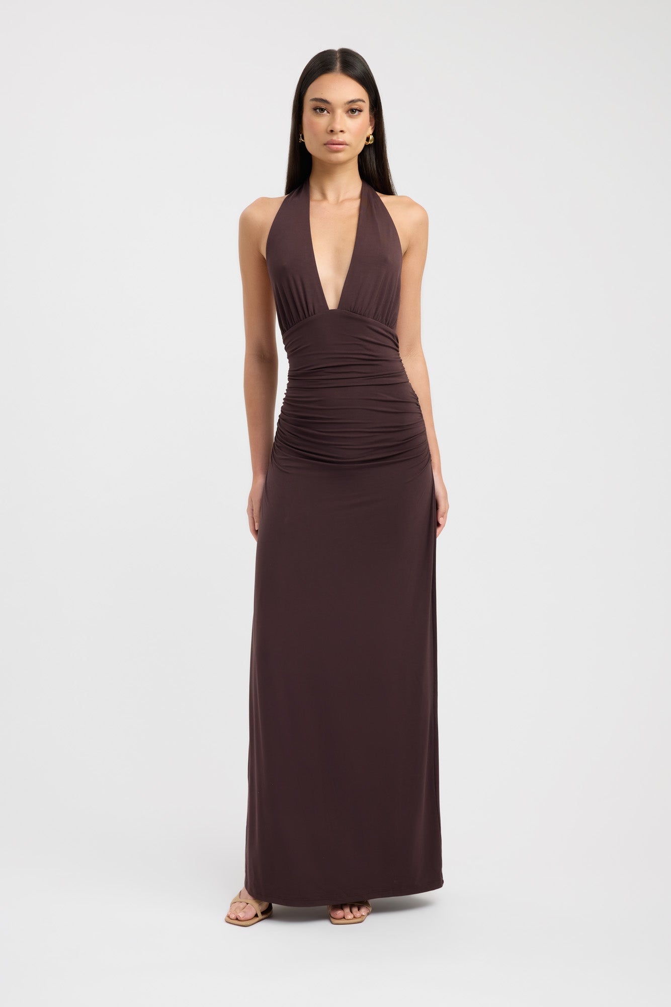 Eli Frauen Maxi Kleid | Fließender Stoff, Elegante Silhouette