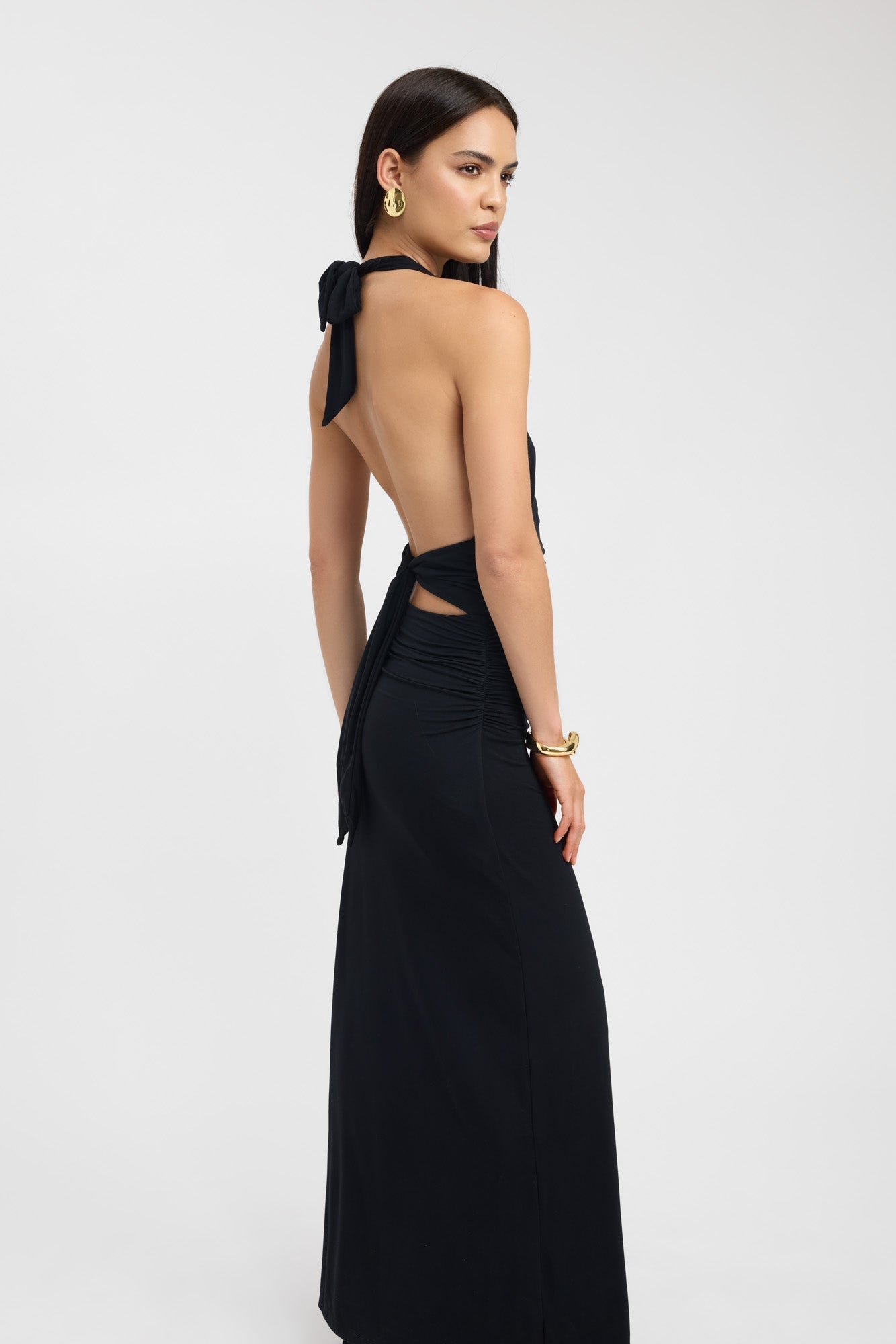 Eli Frauen Maxi Kleid | Fließender Stoff, Elegante Silhouette