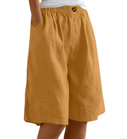 Lina Damen Culotte Shorts | Lockere Passform, Lässig- S-3XL