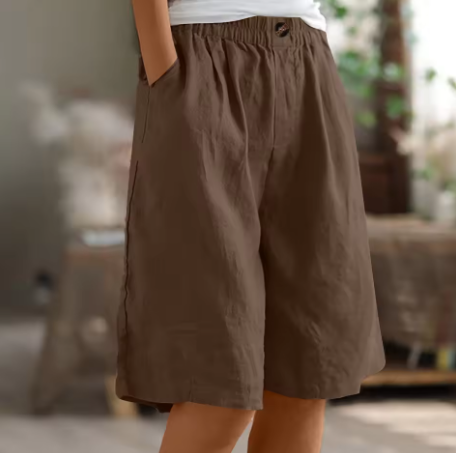 Lina Damen Culotte Shorts | Lockere Passform, Lässig- S-3XL