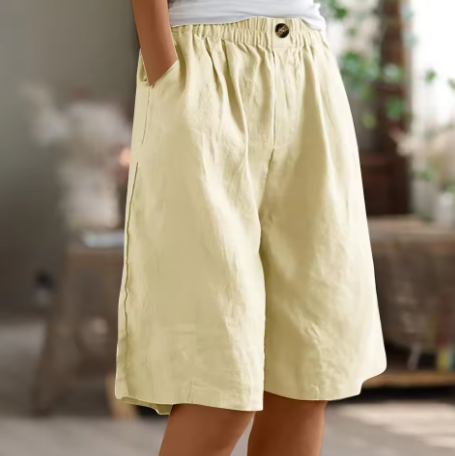 Lina Damen Culotte Shorts | Lockere Passform, Lässig- S-3XL