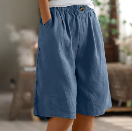 Lina Damen Culotte Shorts | Lockere Passform, Lässig- S-3XL