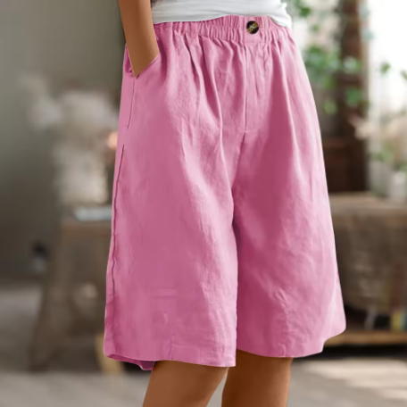 Lina Damen Culotte Shorts | Lockere Passform, Lässig- S-3XL