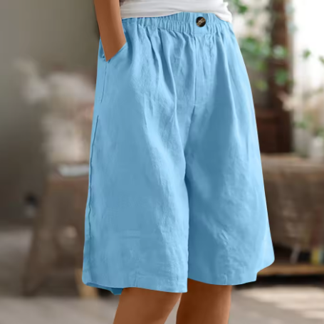 Lina Damen Culotte Shorts | Lockere Passform, Lässig- S-3XL