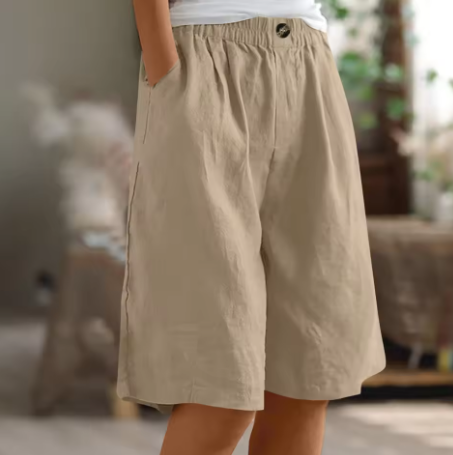 Lina Damen Culotte Shorts | Lockere Passform, Lässig- S-3XL