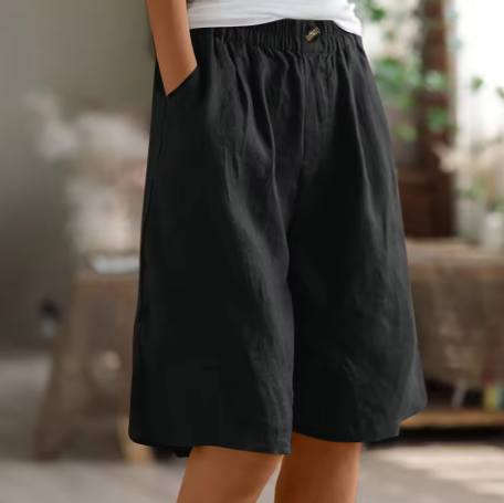 Lina Damen Culotte Shorts | Lockere Passform, Lässig- S-3XL