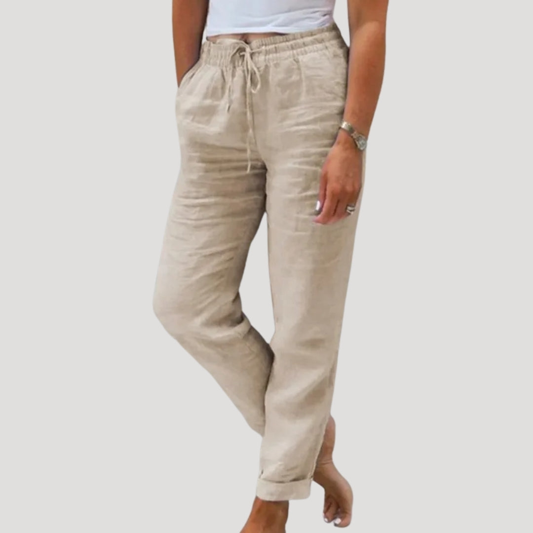 Lina Damen Hose | Elastischer Bund, Bequemer Schnitt- S-5XL