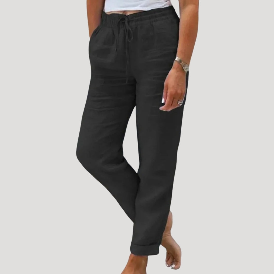 Lina Damen Hose | Elastischer Bund, Bequemer Schnitt- S-5XL