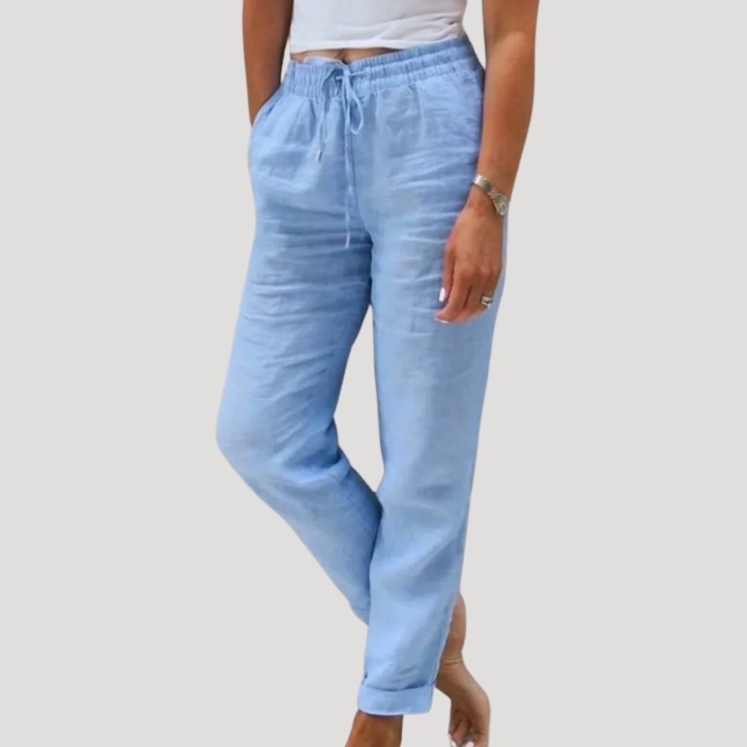 Lina Damen Hose | Elastischer Bund, Bequemer Schnitt- S-5XL