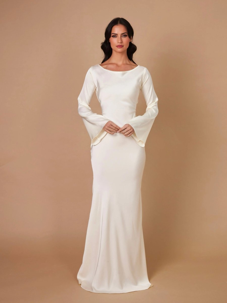 Lina Damen Maxikleid | Fließender Stoff, Elegant für Abendveranstaltungen