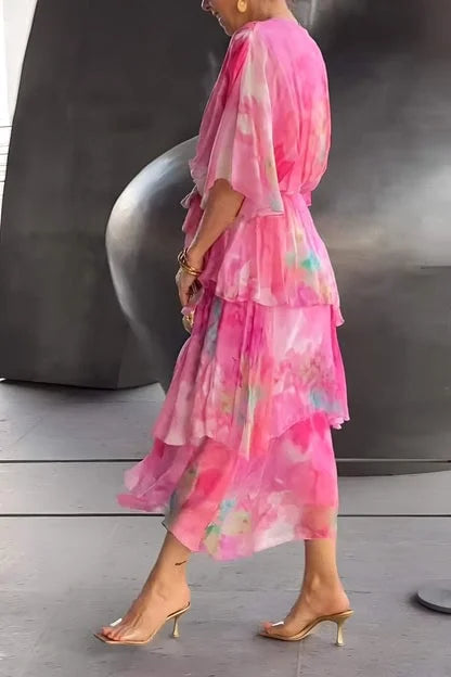 Livia Damen Abendkleid | Leichter Chiffon, Fließende Silhouette