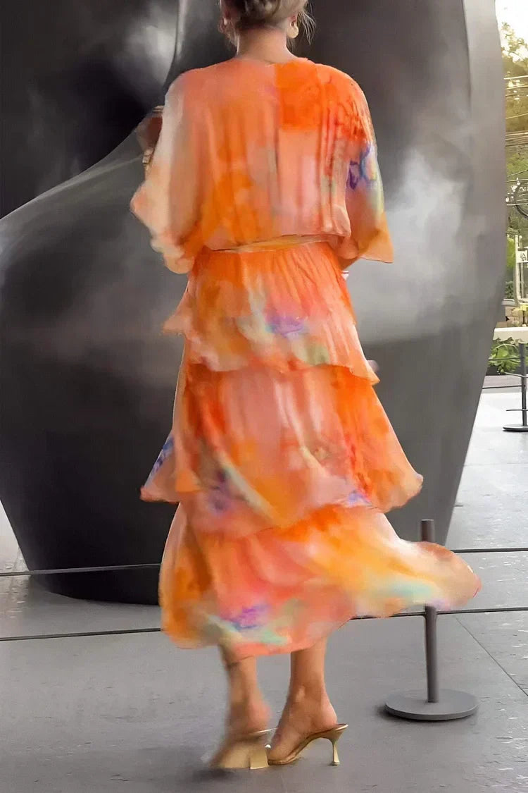 Livia Damen Abendkleid | Leichter Chiffon, Fließende Silhouette