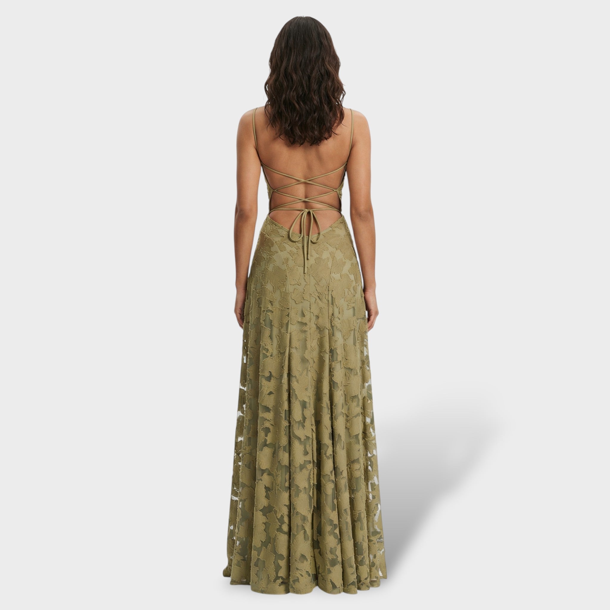 Mara Damen Maxikleid | Offene Rückenpartie, Floral, Ideal Für Sommer Und Abend