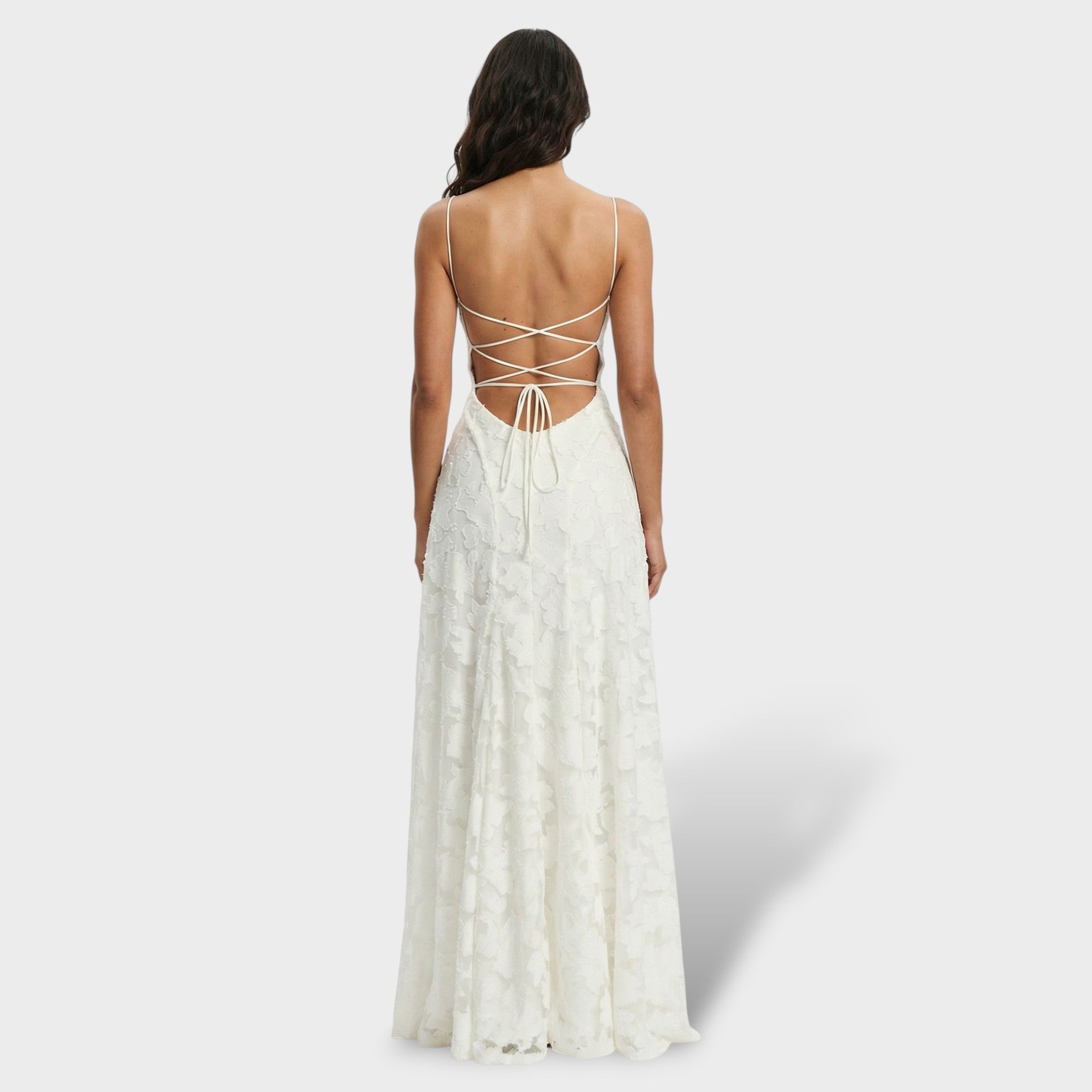 Mara Damen Maxikleid | Offene Rückenpartie, Floral, Ideal Für Sommer Und Abend