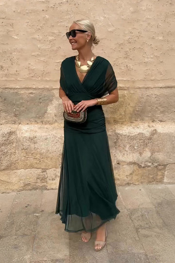 Mira Damen Abendkleid | Fließendes Maxi-Design