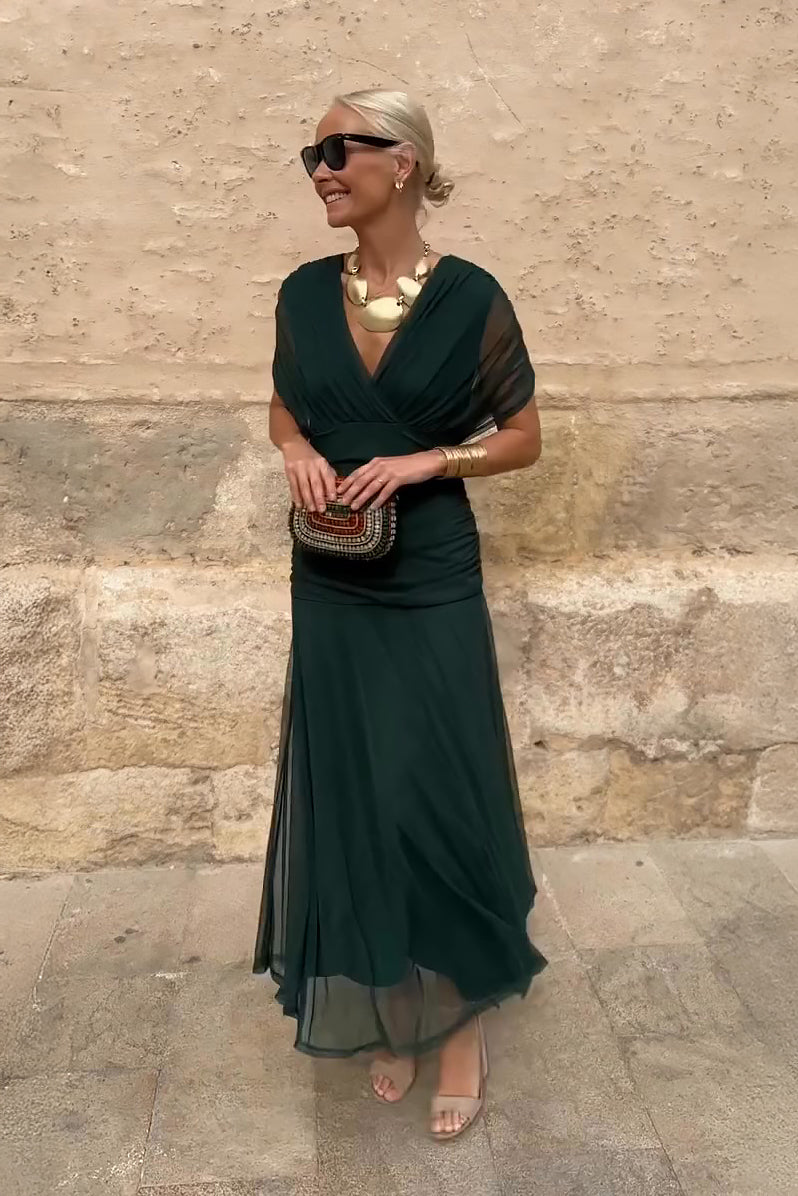Mira Damen Abendkleid | Fließendes Maxi-Design