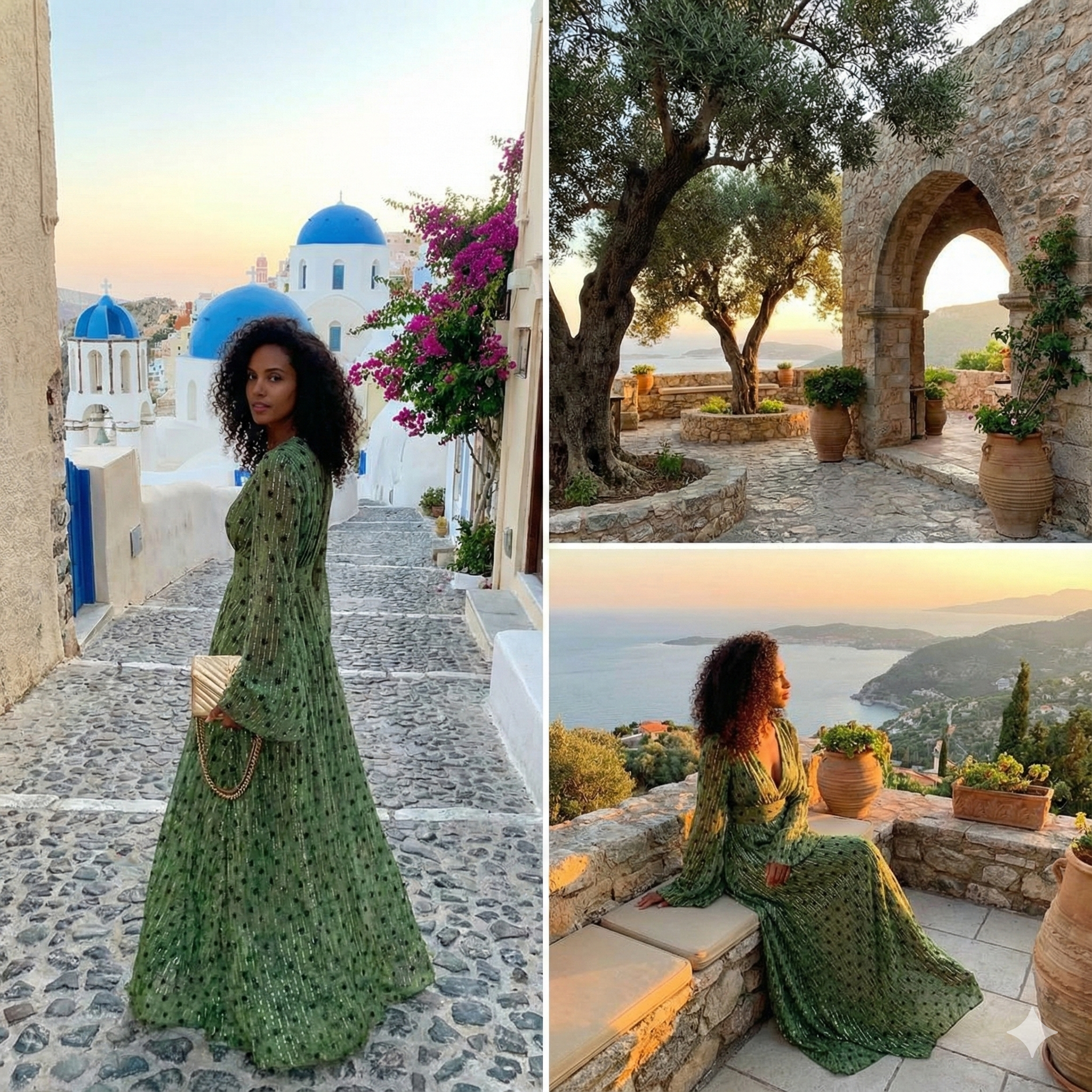 Mira Damen Maxi Kleid | V-Ausschnitt, Fließendes Design