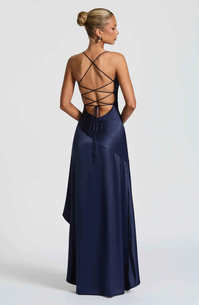 Mira Damen Maxikleid | Eleganter Rüschenabschluss, Ideal für Feste