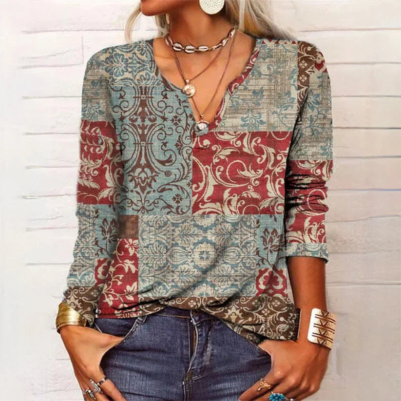 Oriana Damen Bluse | Atmungsaktives Gewebe, Elegant und Komfortabel