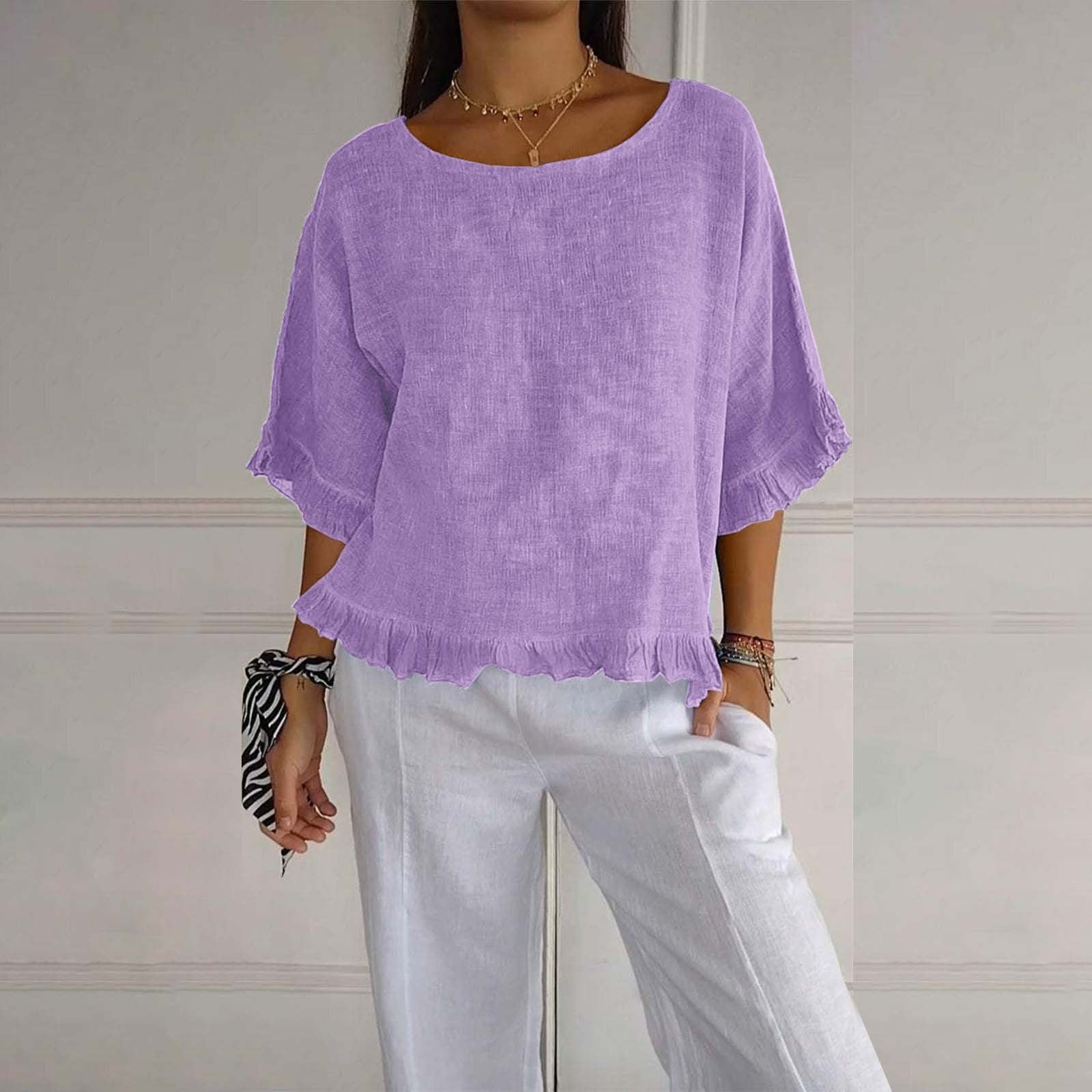 Rüschendame Bluse | Lockere Passform, Lässiger Stil