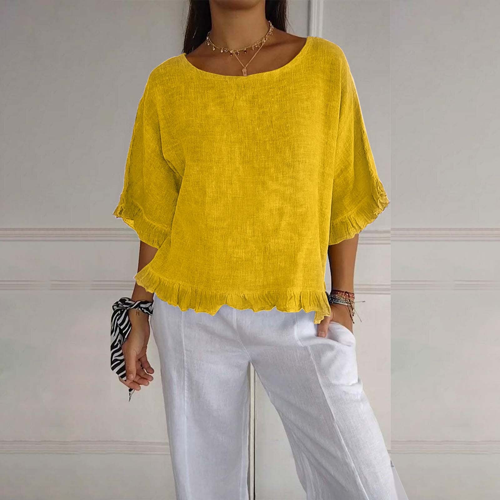 Rüschendame Bluse | Lockere Passform, Lässiger Stil