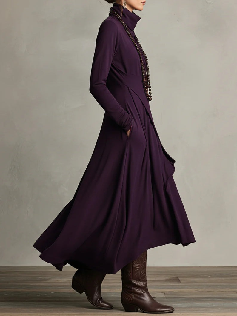 Vivi Frauen Maxi-Kleid | Fließender Stoff, Elegante Silhouette