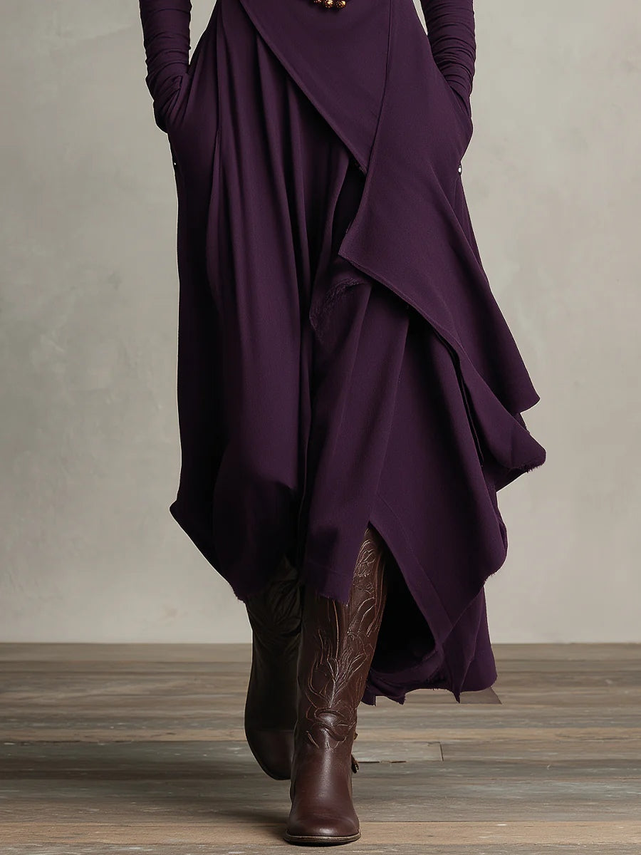 Vivi Frauen Maxi-Kleid | Fließender Stoff, Elegante Silhouette