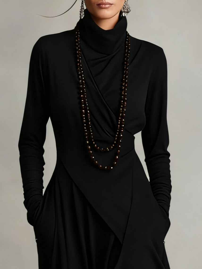 Vivi Frauen Maxi-Kleid | Fließender Stoff, Elegante Silhouette
